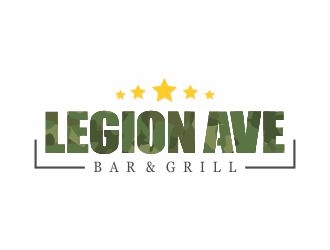 Legion Ave Bar & Grill logo design by GenttDesigns