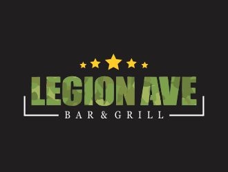 Legion Ave Bar & Grill logo design by GenttDesigns