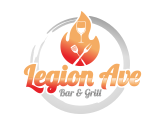 Legion Ave Bar & Grill logo design by qqdesigns