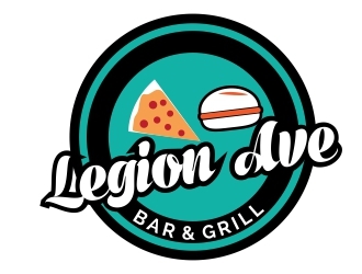 Legion Ave Bar & Grill logo design by ElonStark