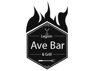 Legion Ave Bar & Grill logo design by czars
