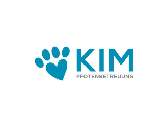 Kims Pfotenbetreuung logo design by Janee