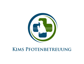 Kims Pfotenbetreuung logo design by Girly