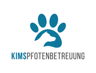 Kims Pfotenbetreuung logo design by lexipej