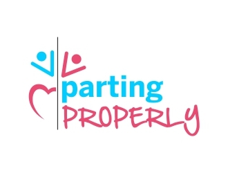 PARTING PROPERLY logo design by mckris