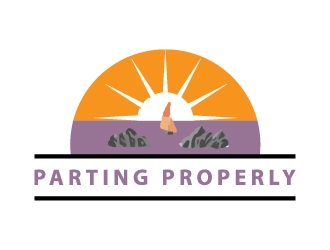 PARTING PROPERLY logo design by pambudi