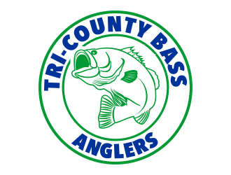 Tri-County Bass Anglers logo design by beejo