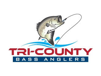 Tri-County Bass Anglers logo design by usef44