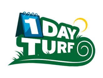 1 DAY TURF logo design by Coolwanz