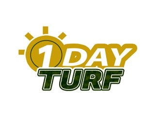 1 DAY TURF logo design by bougalla005