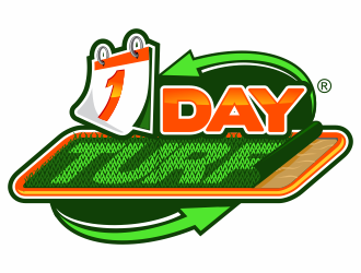 1 DAY TURF logo design by agus