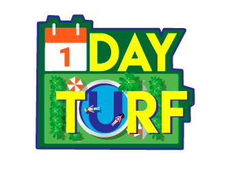 1 DAY TURF logo design by Roco_FM