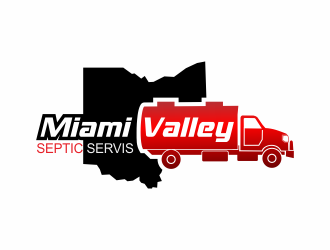 Miami Valley Septic Service logo design by bosbejo