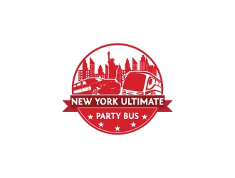 NEW YORK ULTIMATE PARTY BUS  logo design by dhika
