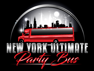 NEW YORK ULTIMATE PARTY BUS  logo design by scriotx