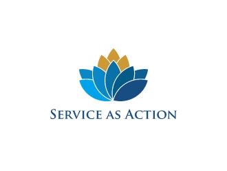 Service as Action logo design by dibyo