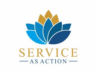 Service as Action logo design by 48art