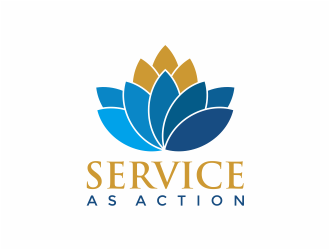 Service as Action logo design by mutafailan