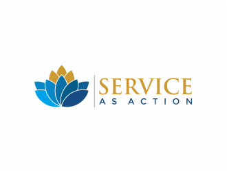 Service as Action logo design by mutafailan