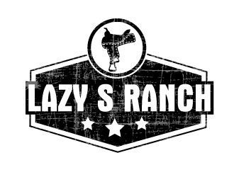 Lazy S Ranch logo design by harshikagraphics