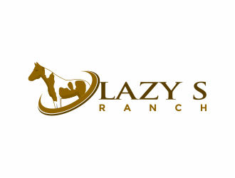 Lazy S Ranch logo design by mutafailan