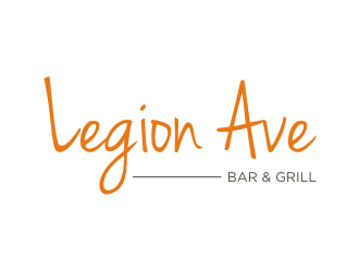 Legion Ave Bar & Grill logo design by enilno