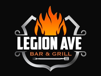 Legion Ave Bar & Grill logo design by karjen