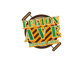 Legion Ave Bar & Grill logo design by defeale