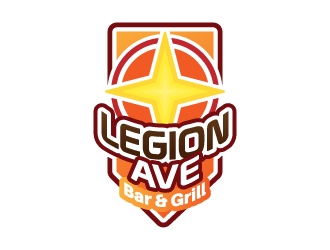Legion Ave Bar & Grill logo design by giga