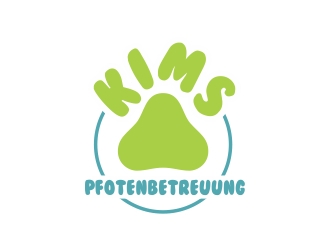 Kims Pfotenbetreuung logo design by rokenrol
