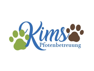 Kims Pfotenbetreuung logo design by Roma