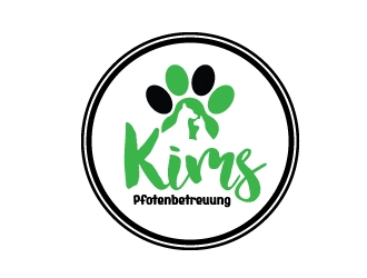Kims Pfotenbetreuung logo design by moomoo