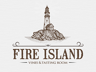 FIRE ISLAND VINES & TASTING ROOM logo design by Optimus