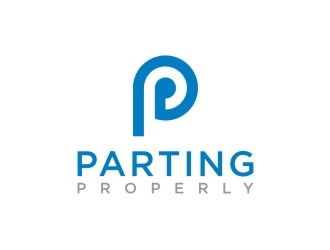 PARTING PROPERLY logo design by Franky.