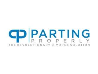 PARTING PROPERLY logo design by Franky.