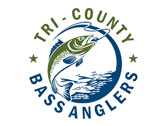 Tri-County Bass Anglers logo design by zeta