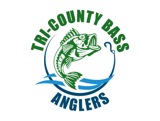 Tri-County Bass Anglers logo design by ingepro