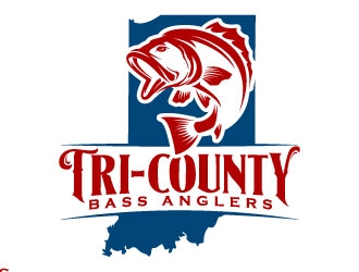 Tri-County Bass Anglers logo design by daywalker