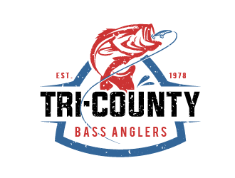 Tri-County Bass Anglers logo design by SOLARFLARE