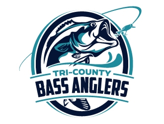 Tri-County Bass Anglers logo design by jaize