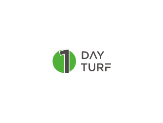 1 DAY TURF logo design by vostre
