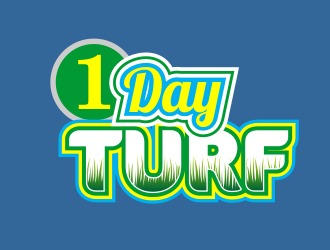 1 DAY TURF logo design by AisRafa