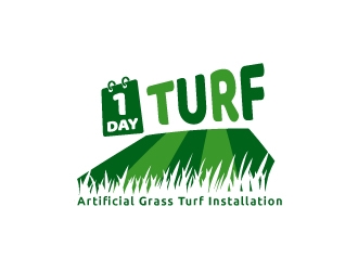 1 DAY TURF logo design by sakarep