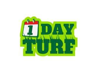 1 DAY TURF logo design by AmduatDesign