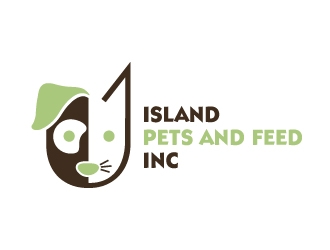 Island Pets and Feed, Inc. logo design by alxmihalcea