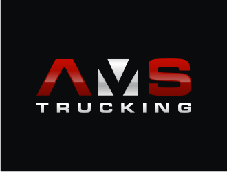 AMS TRUCKING logo design by ohtani15