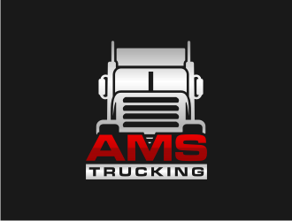 AMS TRUCKING logo design by blessings