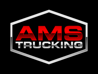 AMS TRUCKING logo design by rykos