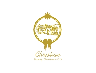 Christian Family Christmas 2018 logo design by AikoLadyBug