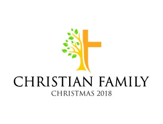 Christian Family Christmas 2018 logo design by jetzu